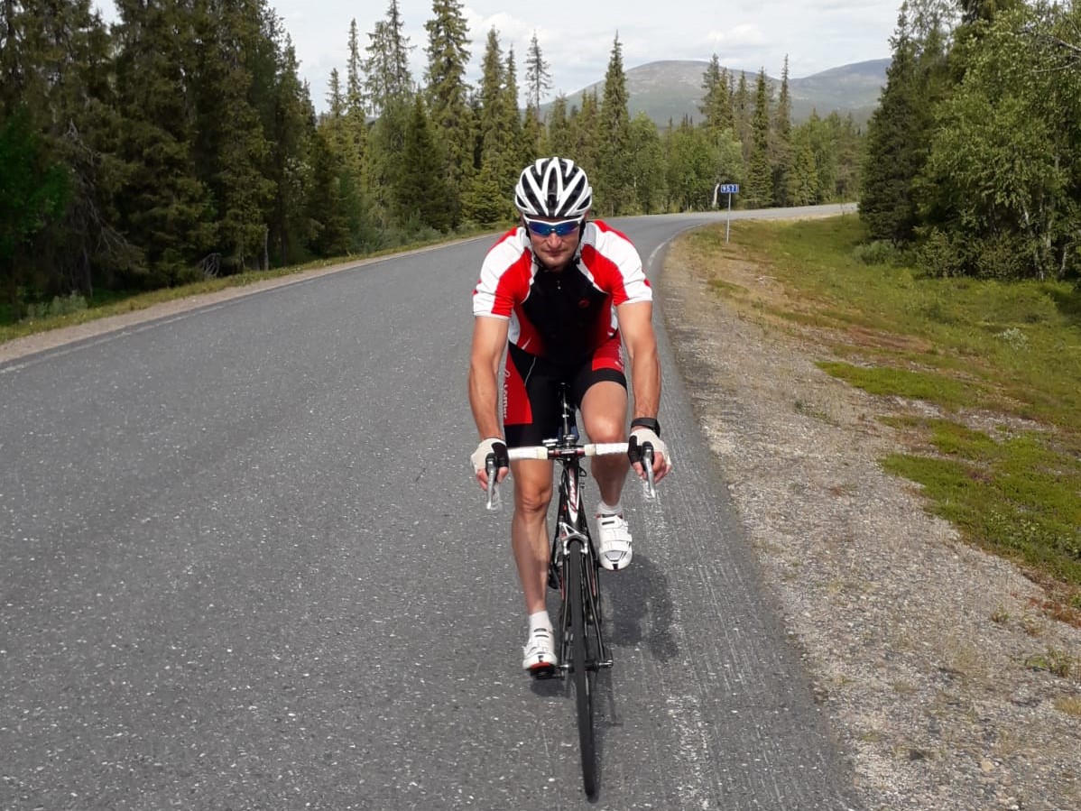 Timo pyörälemässä